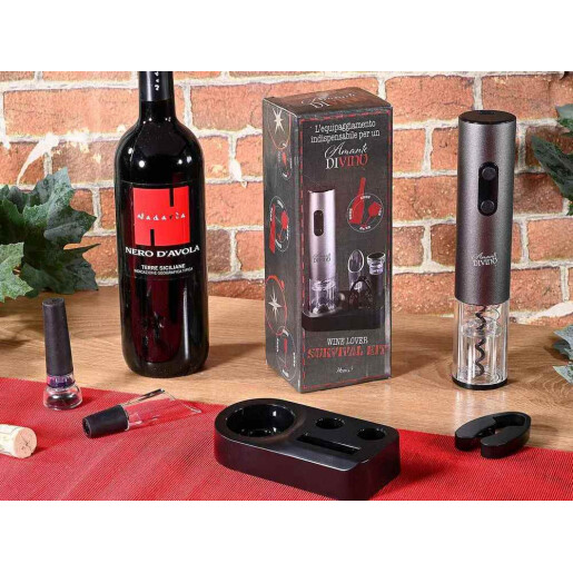 Set cadou, 3 ustensile pentru vin cm 14 x 7 x 22,5 H