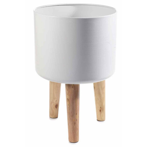 Set 2 ghivece flori alb natur 28x42.5 cm, 24.5x41.5 cm