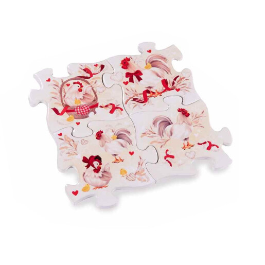 Set 24 suporturi pahare ceramica 11x11 cm