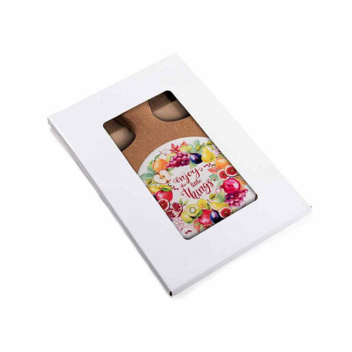 Suport vase fierbinti pluta ceramica multicolora cm 19 x 28,5 H