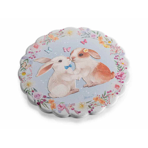 Set 4 suporturi Paste vase fierbinti ceramica multicolora Ø 18 cm