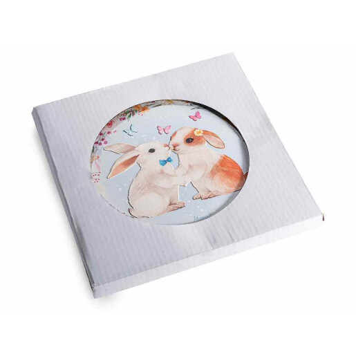 Set 4 suporturi Paste vase fierbinti ceramica multicolora Ø 18 cm