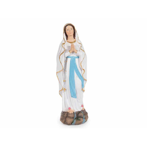 Figurina Fecioara Maria polirasina multicolora cm 4 x 3,5 x 13 H