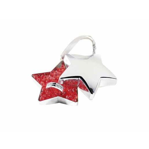 Set 2 ornamente brad Craciun 7.5x3.5x8 cm