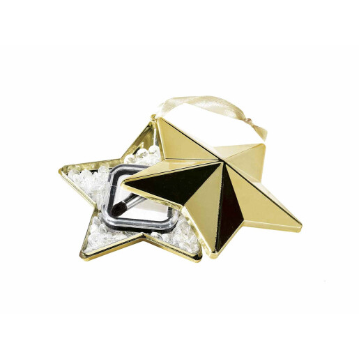 Set 2 ornamente brad Craciun 10x4x10 cm