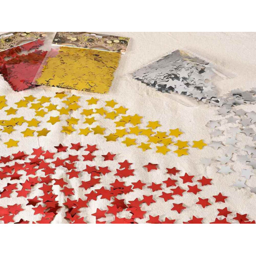 Set Stelute hartie multicolora cm 2 x 2 H, 3 x 20 gr