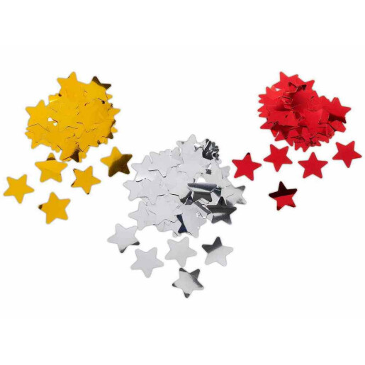 Set Stelute hartie multicolora cm 2 x 2 H, 3 x 20 gr