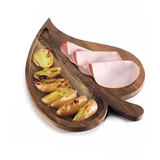 Set 2 tavi decorative lemn maro cm 27 x 35 H, 25 x 35 H