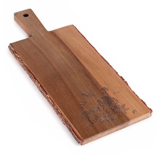 Platou servire lemn acacia maro 14,5 x 35 H