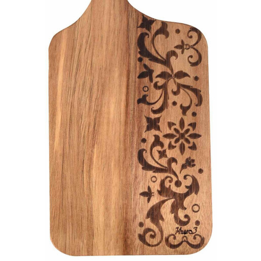 Platou servire lemn acacia maro 14 x 30 H