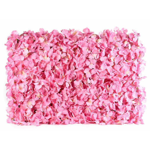 Set 3 panouri flori artificiale multicolore 59x40 cm
