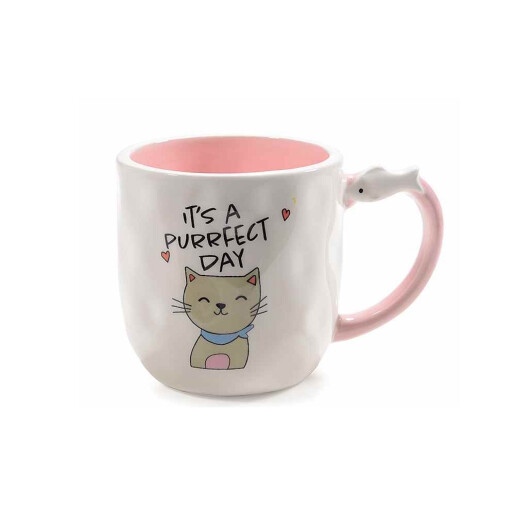 Set 4 cani ceramica 9.5x9.5 cm, 480 ml