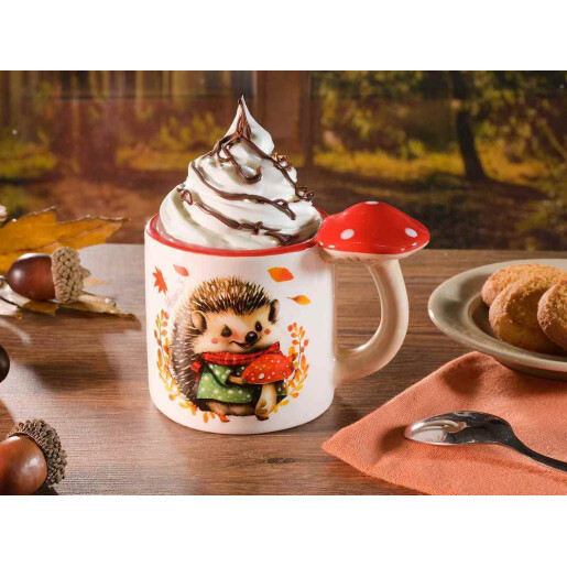 Cana ceramica multicolora Ø 7 cm x 8 H, 200 ml