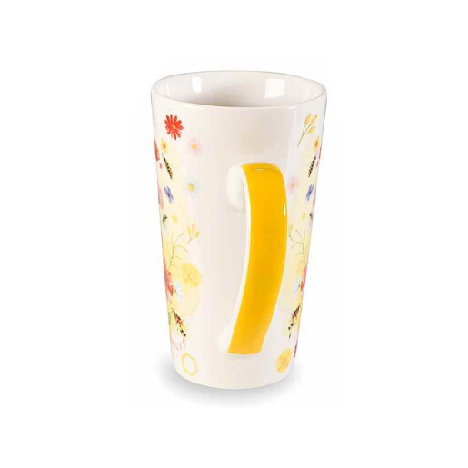 Set 4 cani portelan Bee Honey 9x15 cm, 500 ml