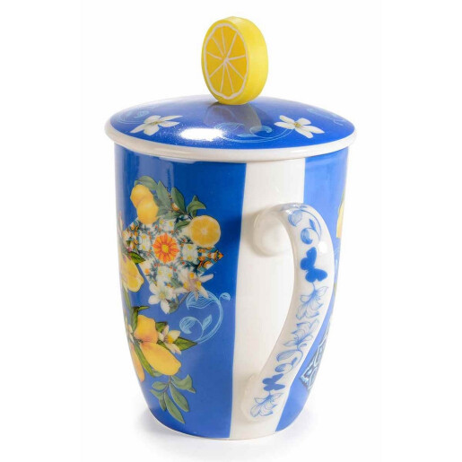 Set 4 cani portelan 8.5x10.5 cm, 300 ml
