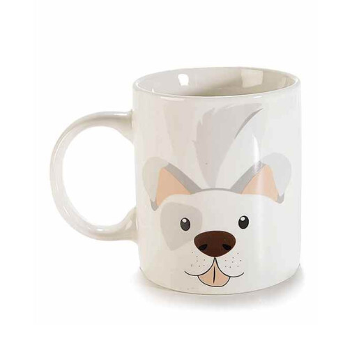 Cana portelan multicolor Catelus Ø 8 cm x 9,5 H, 350 ml