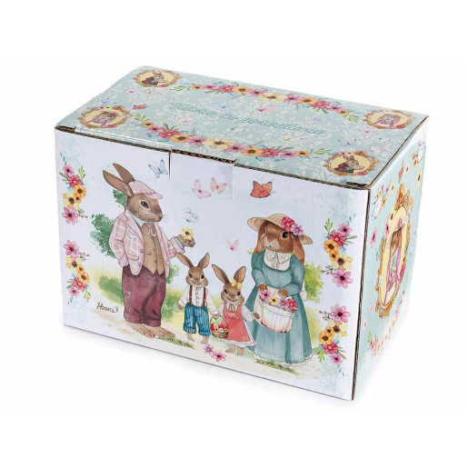 Ceainic Paste portelan multicolor cm 19,5 x 11 x 14 H, 500 ml