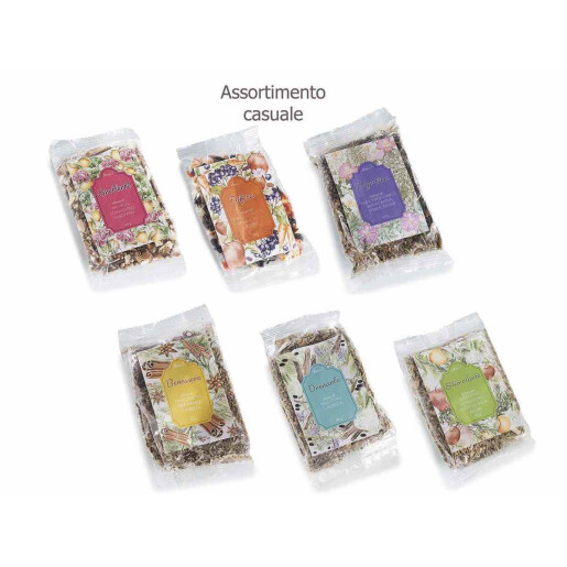 Set 4 sosete Craciun si 4 sortimente ceai 14x17.5 cm