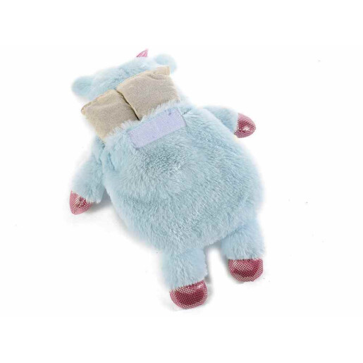 Incalzitor corporal textil albastru roz Unicorn cm 15 x 25 H
