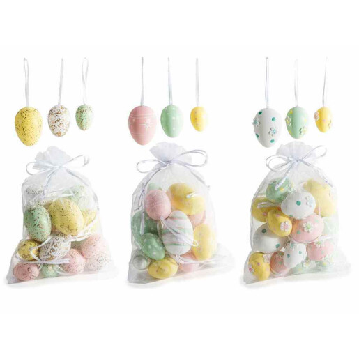 Set 48 Oua Paste plastic multicolor cm 14 x 6 x 18 H