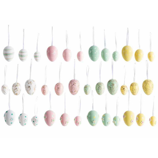 Set 48 Oua Paste plastic multicolor cm 14 x 6 x 18 H