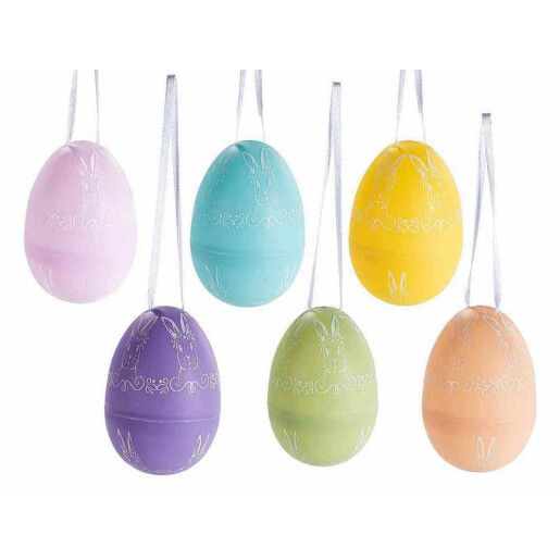 Set 72 oua Paste plastic multicolor Ø 5 cm x 7,5 H