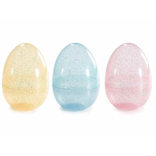 Set 6 oua Paste plastic multicolor Ø 10,5 cm x 15 H