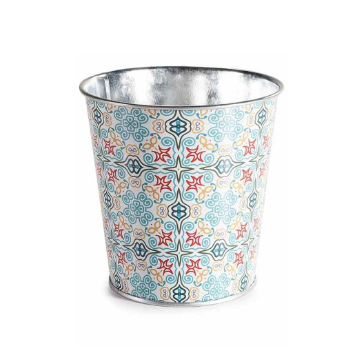Ghiveci flori metal Majolica Ø 10 cm x 10 H