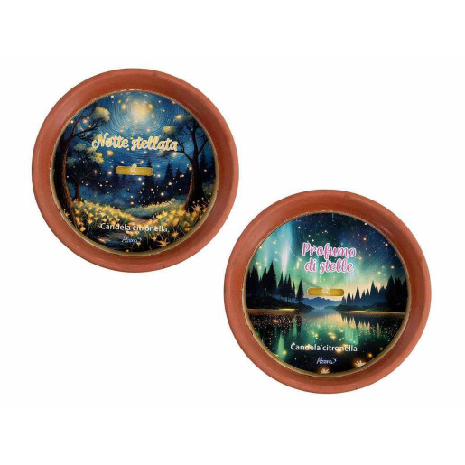 Set 2 lumanari parfumate Ø 11 cm x 5,5 H