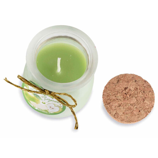 Lumanare parfumata in borcan sticla aroma Mar Verde Ø 5,5 cm x 7,5 H