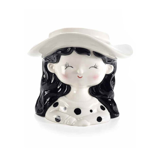 Set 3 vaze portelan Fetite 9.5x8.5x12 cm