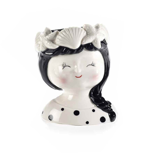 Set 3 vaze portelan Fetite 9.5x8.5x12 cm