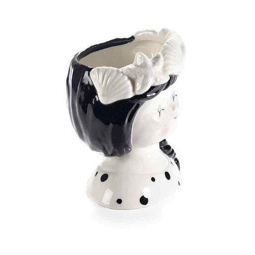 Set 3 vaze portelan Fetite 9.5x8.5x12 cm