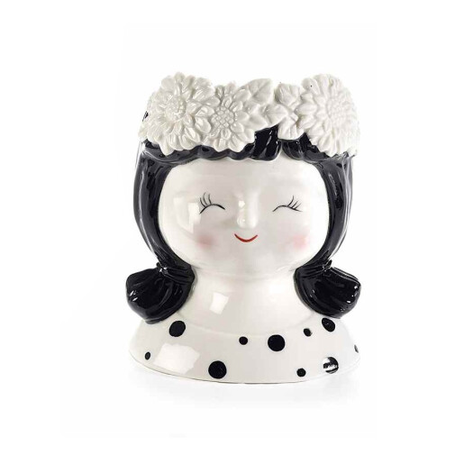 Set 3 vaze portelan Fetite 9.5x8.5x12 cm