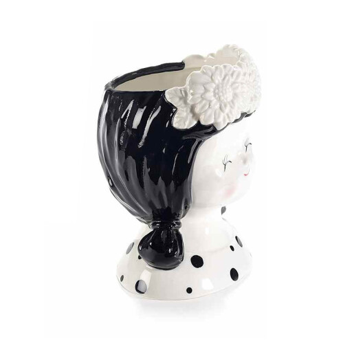 Set 3 vaze portelan Fetite 9.5x8.5x12 cm