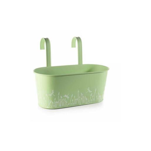 Set 3 jardiniere suspendabile multicolore metal 32.5x16x14 cm