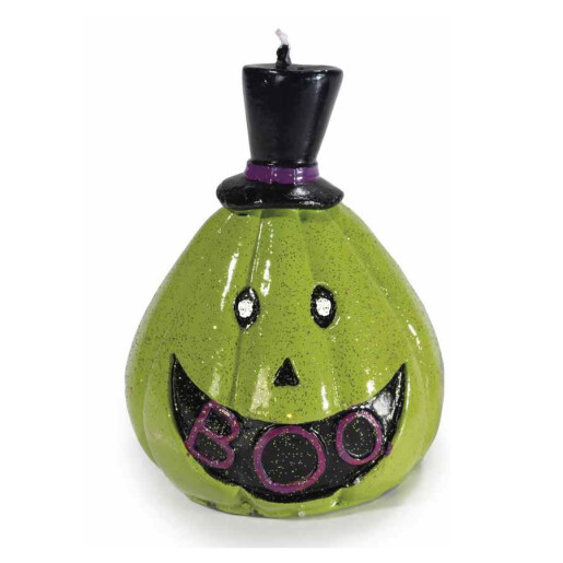 Set 3 lumanari Halloween Dovleci ceara multicolora Ø 6,5 x 7,5 H, Ø 6,5 x 7,5 H, Ø 7,5 cm x 10,5 H