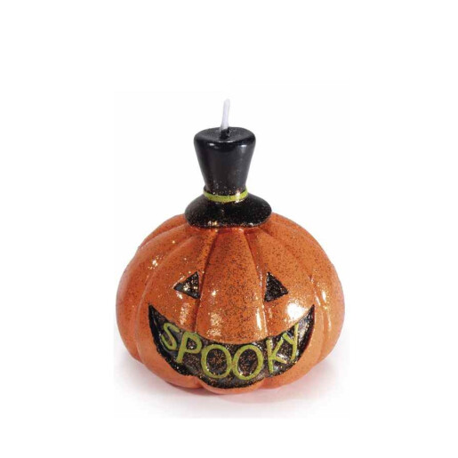 Set 3 lumanari Halloween Dovleci ceara multicolora Ø 6,5 x 7,5 H, Ø 6,5 x 7,5 H, Ø 7,5 cm x 10,5 H