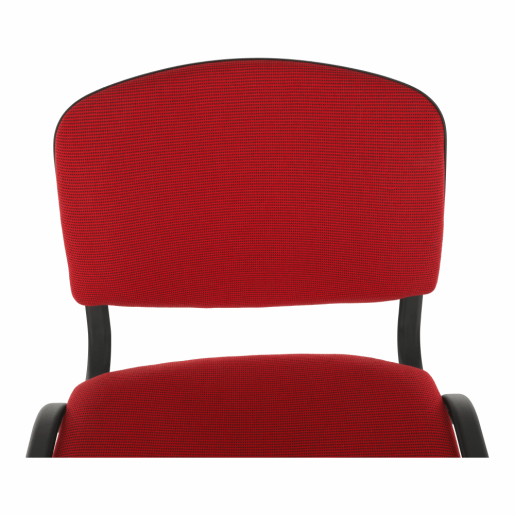 Scaun birou rosu negru Iso 53x58x83 cm