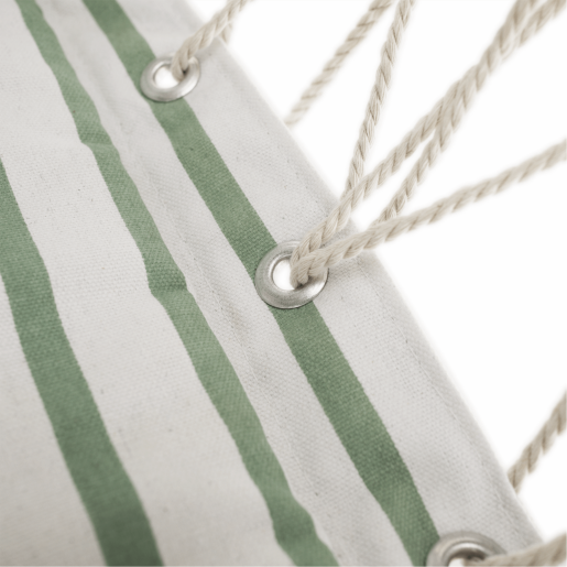 Hamac suspendabil  textil alb verde Jambi 100x130 cm