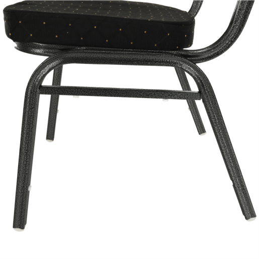 Scaun tapiterie neagra cadru gri Jeff 44x50x91 cm