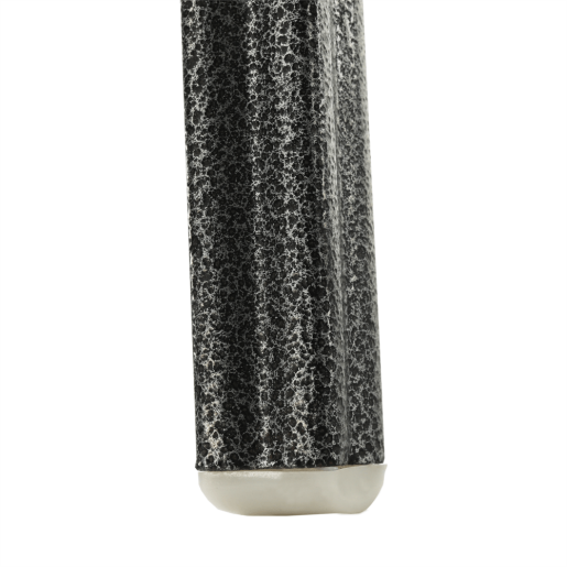 Scaun tapiterie textil bej cadru metal gri Jeff 44x50x91 cm