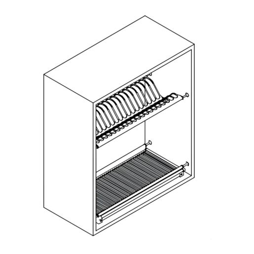 Scurgator vase otel inoxidabil Kapio 76,5x28x6,5 cm