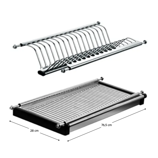 Scurgator vase otel inoxidabil Kapio 76,5x28x6,5 cm