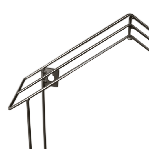 Etajera MDF nuc metal negru Kasita 28x8x28 cm