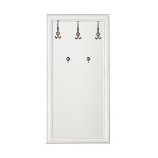 Cuier perete DTD alb alpin Kentak 75x3x144 cm