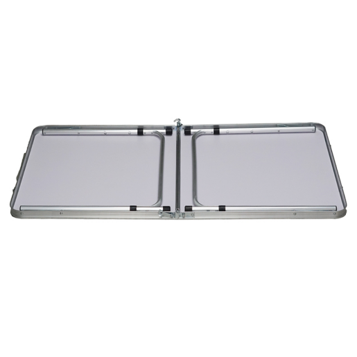 Masa camping pliabila aluminiu mdf alb Kepi 120x60x54 cm