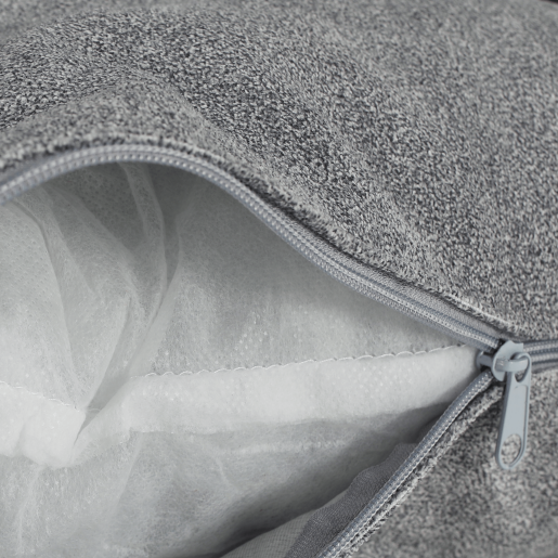 Canapea extensibila textil gri Kevan 255x105x98 cm 