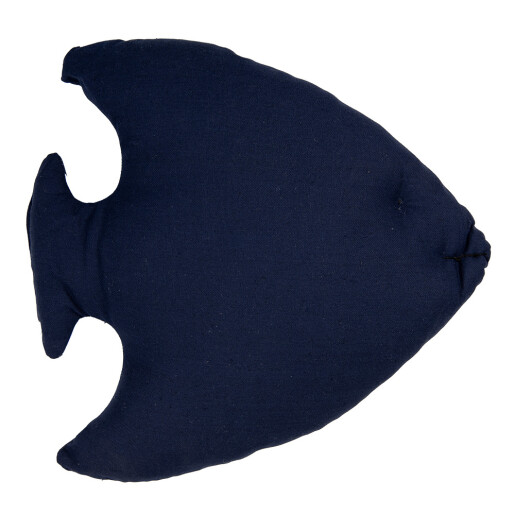 Perna decorativa Peste textil albastru alb 40x45x11 cm