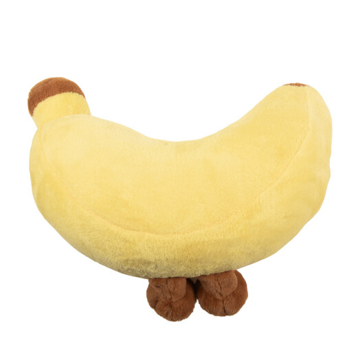 Perna decorativa Banana poliester maro galben 52x12x20 cm
